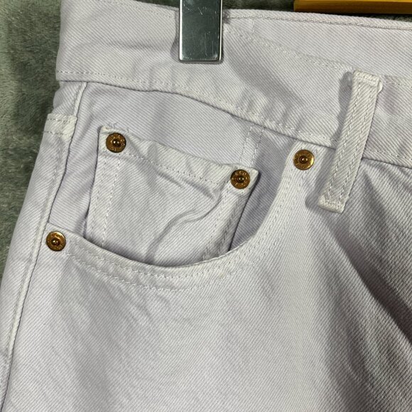 Levis Jeans Womens Size 29 Purple Black Tab Raw Hems 29X26 Cotton Denim - Picture 5 of 14